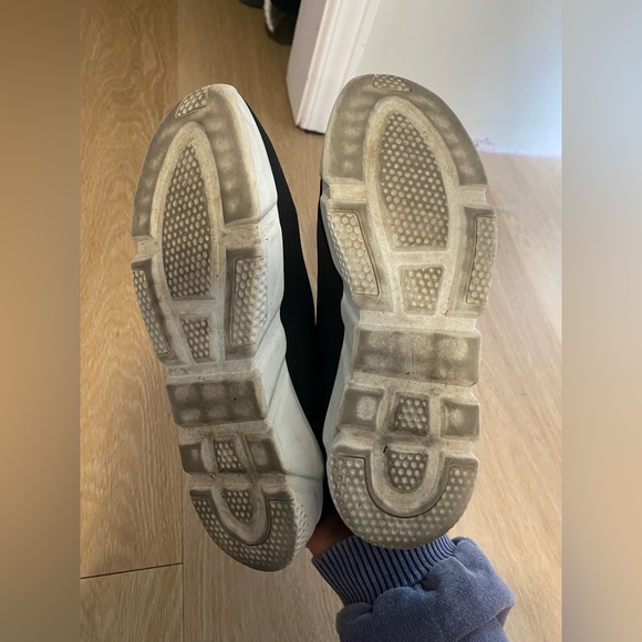 Black Wishbone sock boot running shoes - Picture 3 of 5